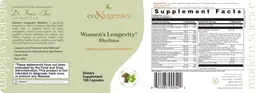 Label for Women's Longevity Rhythms