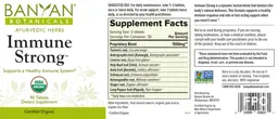 Label for Immune Strong