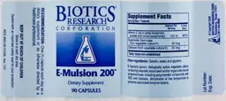 Label for E-Mulsion 200