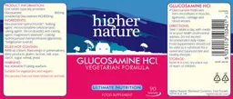 Label for Glucosamine HCL