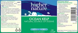 Label for Ocean Kelp