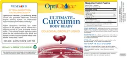 Label for Ultimate Curcumin 50 mg