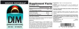 Label for DIM 200 mg