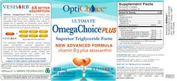 Label for Ultimate OmegaChoicePlus