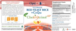 Label for Ultimate Red Yeast Rice + CoQ10 with Cholesstrinol HP