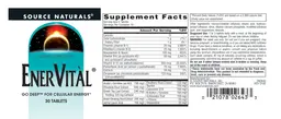 Label for EnerVital