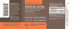 Label for ENDUR-ACIN 250 mg