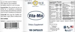 Label for Vita-Min