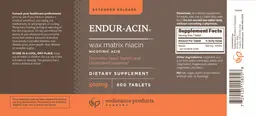 Label for ENDUR-ACIN 500 mg