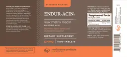 Label for ENDUR-ACIN 500 mg