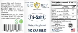 Label for Tri-Salts