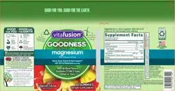 Label for Magnesium Tropical Citrus