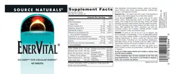 Label for EnerVital