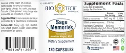 Label for Sage Memories