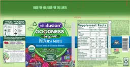 Label for Organic Kids Best Multi Mixed Berry