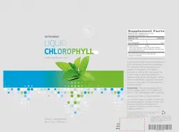 Label for Liquid Chlorophyll Fresh Peppermint Flavor