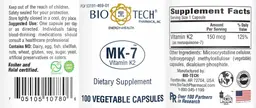 Label for MK-7