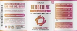 Label for Berberine + Cinnamon