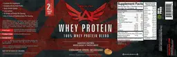 Label for Whey Protein Cinnamon Swirl Milkshake