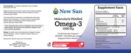 Label for Omega-3 1000 mg