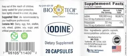 Label for Iodine