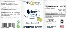Label for Hydroxy Citrate