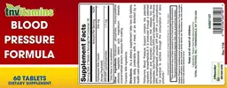 Label for Blood Pressure Formula