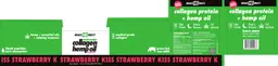 Label for AminoSculpt Collagen Hemp Oil Strawberry Kiss
