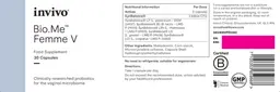 Label for Bio.Me Femme V