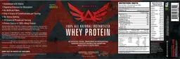 Label for Whey Protein Natural Chocolate