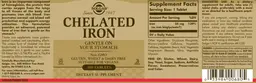 Label for Chelated Iron