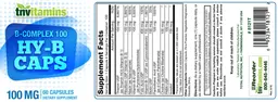 Label for Hy-B Caps 100 mg