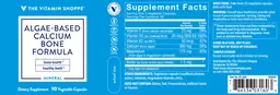 Label for Algae-Based Calcium Bone Formula