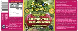 Label for Acerola Caps