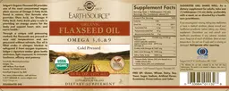 Earth Source Organic Flaxseed Oil