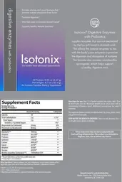 Label for Digestive Enzymes with Probiotics