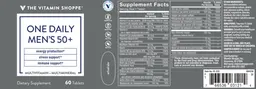 Label for One Daily Men's 50+