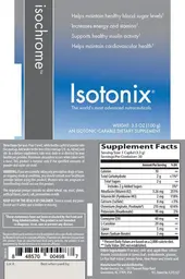 Label for Isochrome