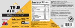 Label for Natural Recovery Mixed Berry