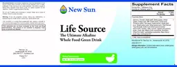 Label for Life Source