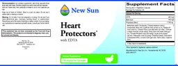 Label for Heart Protectors with EDTA