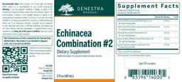 Label for Echinacea Combination #2