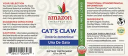 Label for Cat's Claw