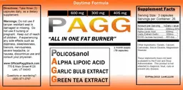 Label for PAGG Daytime Formula