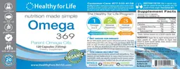 Label for Omega 3-6-9