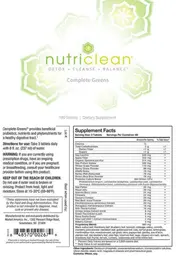 Label for Complete Greens