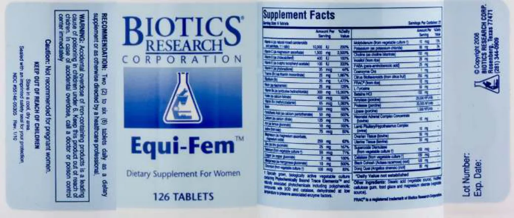Label for Equi-Fem