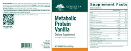 Label for Metabolic Protein Vanilla
