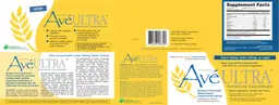 Label for Patented AveULTRA Enhanced Concentrate Natural Orange Flavored