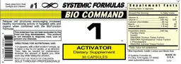 Label for 1 Activator